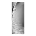 Quadro di vetro Story of a Waterdrop II Nero / Bianco - 125 x 50 x 0,4 cm - 125 x 50 cm