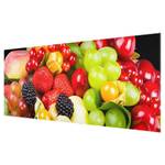 Glasbild Obst Mix Mehrfarbig - 125 x 50 x 0,4 cm