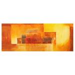 Glasbild Indischer Sommer Orange - 125 x 50 x 0,4 cm - 125 x 50 cm