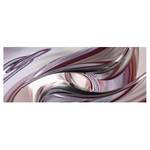 Glasbild Illusionary Lila - 80 x 30 x 0,4 cm - 80 x 30 cm