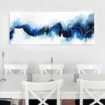 Tableau en verre Glacier Blanc - 125 x 50 x 0,4 cm - 125 x 50 cm