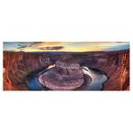 Glasbild Colorado River Glen Canyon Lila - 125 x 50 x 0,4 cm - 125 x 50 cm