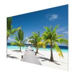 Tableau en verre Catwalk to Paradise Bleu - 125 x 50 x 0,4 cm - 125 x 50 cm