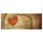 Quadro di vetro Natural Love Marrone - 80 x 30 x 0,4 cm - 80 x 30 cm