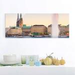 Tableau en verre Hamburg Alster Multicolore - 80 x 30 x 0,4 cm - 80 x 30 cm