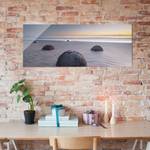 Glasbild Moeraki Boulders Neuseeland