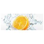 Glasbild Frische Orange Orange - 125 x 50 x 0,4 cm - 125 x 50 cm