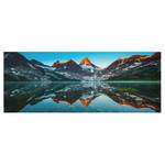Tableau en verre Lake Magog Bleu - 125 x 50 x 0,4 cm