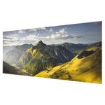 der Alpen Glasbild Lechtaler Berge