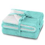 Plaid Leepy Polyester - Turquoise - 170 x 210 cm