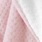 Plaid Leepy Polyester - Rose clair - 170 x 210 cm