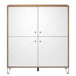 Highboard Touch Eiche Artisan Dekor / Weiß