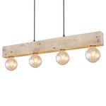 Suspension Adalie I Pin massif / Fer - 4 ampoules