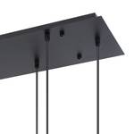 Hanglamp Milley III Zwart - Goud - Glas - Metaal - 103 x 120 x 32 cm