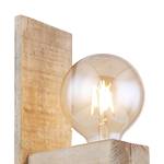Wandlamp Adalie Bruin - Metaal - Massief hout - 9 x 30 x 17 cm