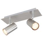 Plafondlamp Robby I Grijs - Zilver - Metaal - 30 x 12 x 9 cm