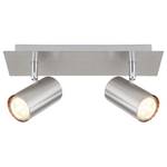 Plafondlamp Robby I Grijs - Zilver - Metaal - 30 x 12 x 9 cm