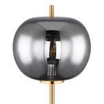 Staande lamp Blacky I Grijs - Glas - Metaal - Hoogte: 160 cm