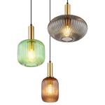 Suspension Normy Verre / Fer - 3 ampoules