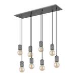 Hanglamp Freddy IV Grijs - Zilver - Metaal - 94 x 120 x 24 cm