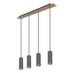 Hanglamp Robby II Bruin - Grijs - Metaal - 75 x 150 x 9 cm