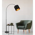 Staande lamp Sunna I Zwart - Metaal - Textiel - 95 x 195 x 28 cm