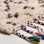 Tapis en laine Nomadic 121206 Laine vierge / Coton - Beige - 70 x 140 cm