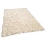 Tapis en laine Flokos 2450 100 % laine vierge - Blanc - 140 x 200 cm