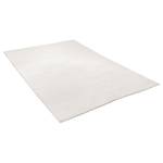 Wollen vloerkleed Hadj 100% scheerwol - Wit - 70 x 140 cm