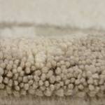 Wollteppich Hadj Rund 100 % Schurwolle - Creme - Durchmesser: 150 cm