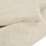 Wollen vloerkleed Taza Royal Uni scheerwol - Beige - 60 x 120 cm