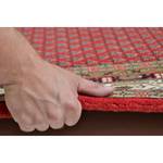 Tapis de couloir Chandi Laine vierge - Rouge - 80 x 250 cm