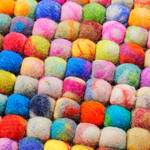 Tapis de couloir en laine Felty 2.2 III Laine vierge - Multicolore