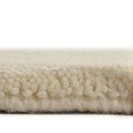 Tapis en laine Taza Royal I Laine vierge pure - Blanc - 60 x 120 cm