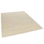 Wollen vloerkleed Taza Royal Uni scheerwol - Beige - 60 x 90 cm