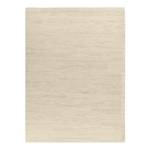 Wollen vloerkleed Taza Royal Uni scheerwol - Beige - 90 x 160 cm