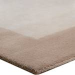 Wollen vloerkleed Ganges wol/viscose - Beige - 90 x 160 cm