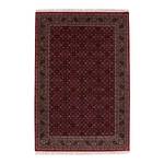 Tapis en laine Benares Herati 100 % laine vierge - Rouge - 70 x 140 cm