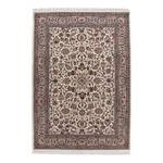 Wollteppich Benares Isfahan 100 % Schurwolle - Beige - 40 x 60 cm