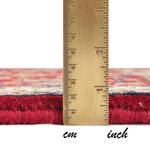 Tapis en laine Benares Isfahan 100 % laine vierge - Rouge - 140 x 200 cm