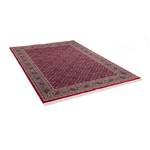 Wollen vloerkleed Benares Herati 100% scheerwol - Rood - 140 x 200 cm