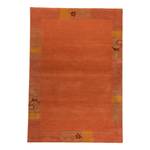 Wollen vloerkleed Royal Ganges wol/viscose - Terracotta - 70 x 140 cm