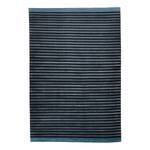 Wollen vloerkleed Miami scheerwol - Blauw - 90 x 160 cm