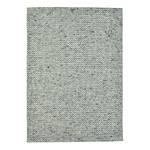 Tapis en laine Tauern Laine vierge - Gris clair - 70 x 140 cm