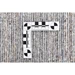 Tapis en laine Sandiego Laine vierge / Viscose - Gris - 170 x 240 cm