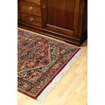 Tapis en laine Saharna 2886 Laine vierge - Rouge - 80 x 145 cm