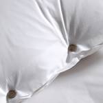 Copripiumino e federa Percale Cotone - Bianco - 240 x 200/220 cm + 2 cuscino 70 x 60 cm