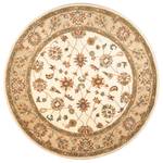 Tapis en laine Royal Ziegler II Laine vierge - Marron - Diamètre : 100 cm