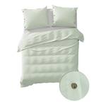 Parure de lit Percale Percale de coton - Vert clair - 240 x 200/220 cm + 2 oreillers 70 x 60 cm