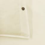 Parure de lit Percale Percale de coton - Crème - 135 x 200 cm + oreiller 80 x 80 cm